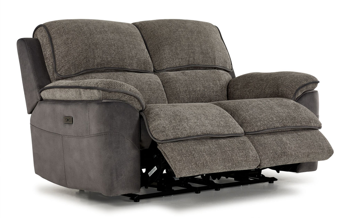 Vandelay Power Reclining Loveseat - Grey