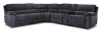 Vandelay 6-Piece Power Reclining Sectional - Blue