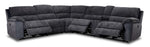 Vandelay 6-Piece Power Reclining Sectional - Blue