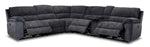 Vandelay 6-Piece Power Reclining Sectional - Blue