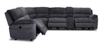 Vandelay 6-Piece Power Reclining Sectional - Blue
