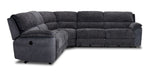 Vandelay 5-Piece Dual Power Reclining Sectional - Blue