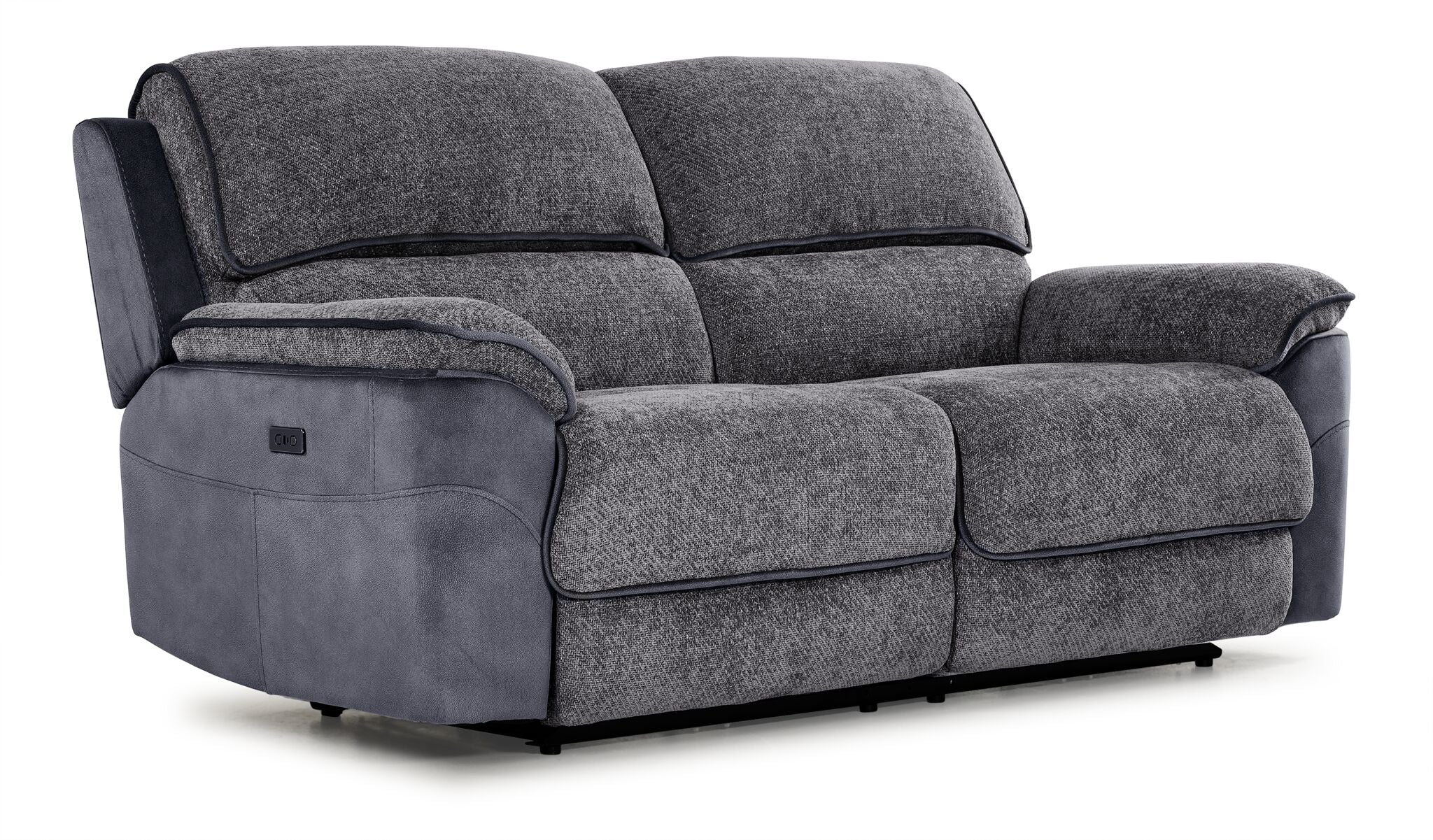 Vandelay Power Reclining Sofa and Chair Set - Blue
