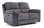 Vandelay Power Reclining Sofa, Loveseat and Chair Set - Blue