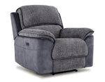 Vandelay Power Reclining Sofa, Loveseat and Chair Set - Blue
