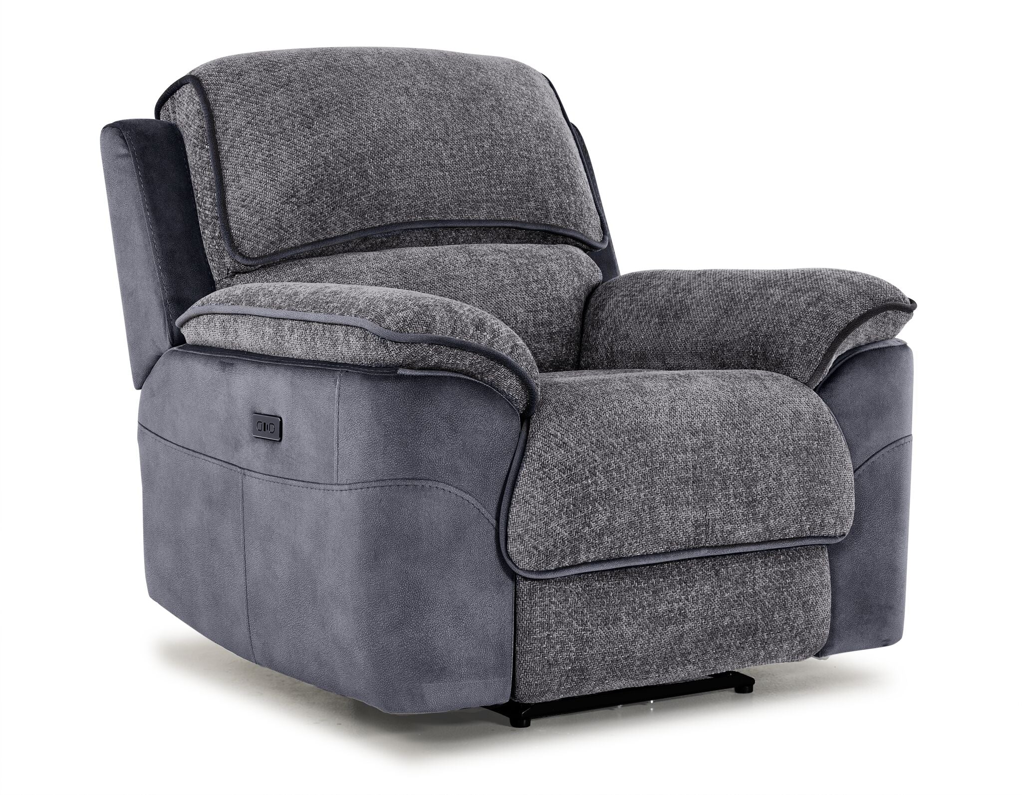 Vandelay Power Reclining Sofa, Loveseat and Chair Set - Blue