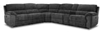 Vandelay 6-Piece Power Reclining Sectional - Grey