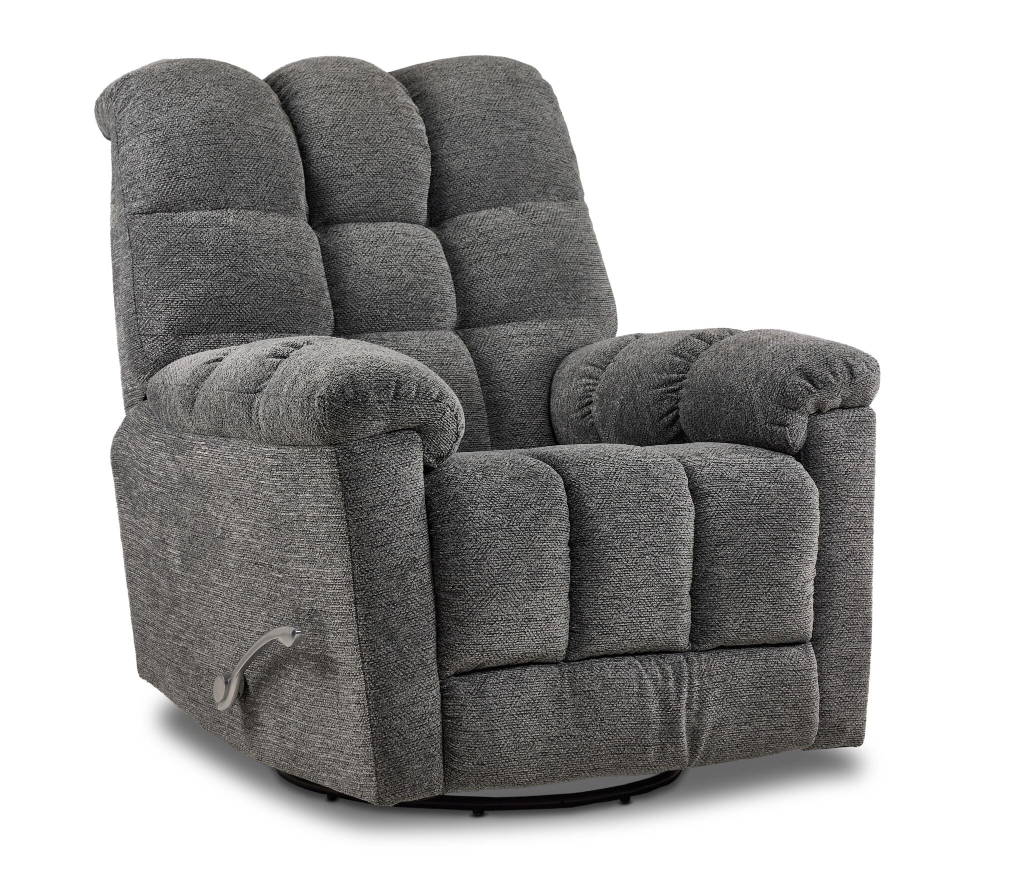 Veneto Swivel Recliner - Grey