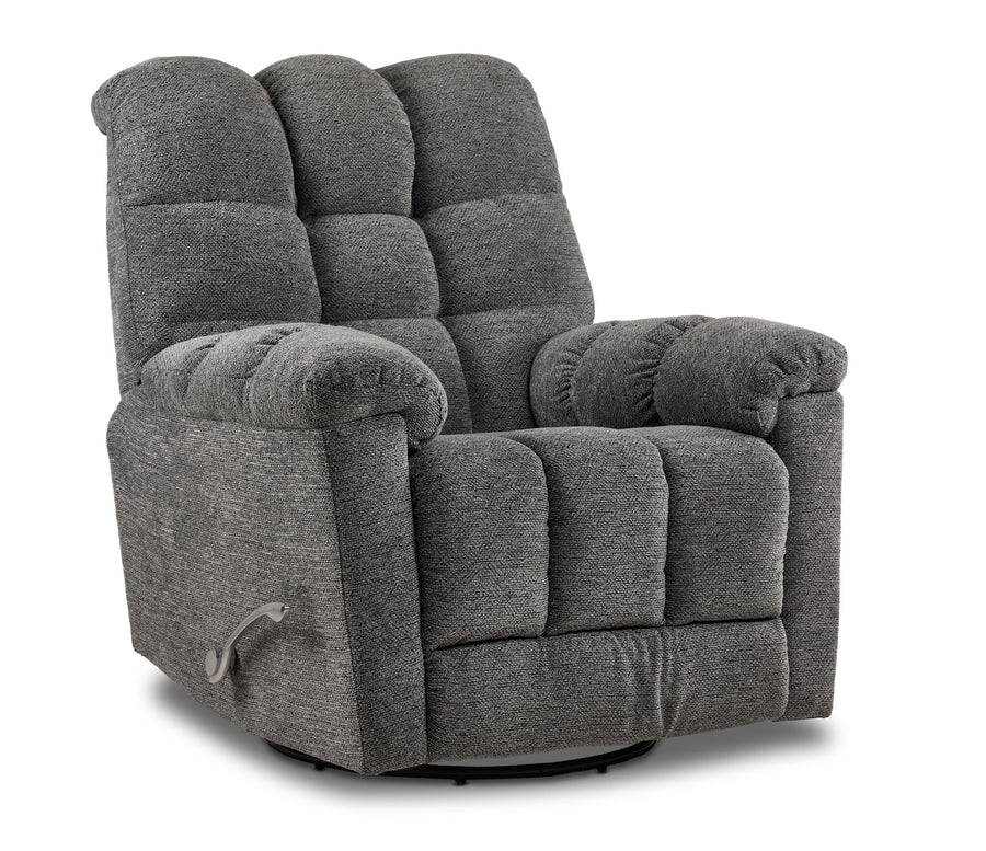 Veneto Swivel Recliner - Grey