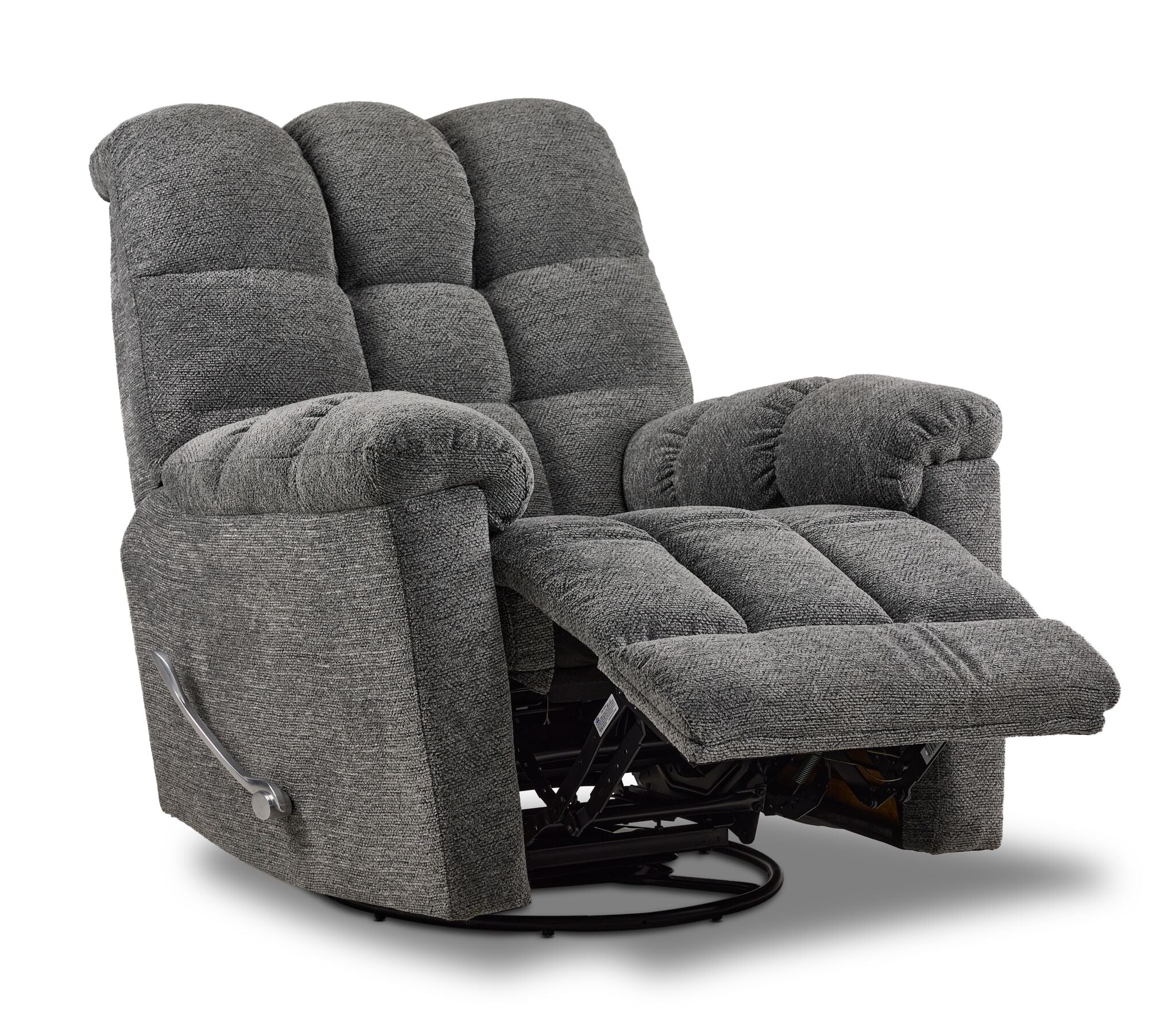 Veneto Swivel Recliner - Grey