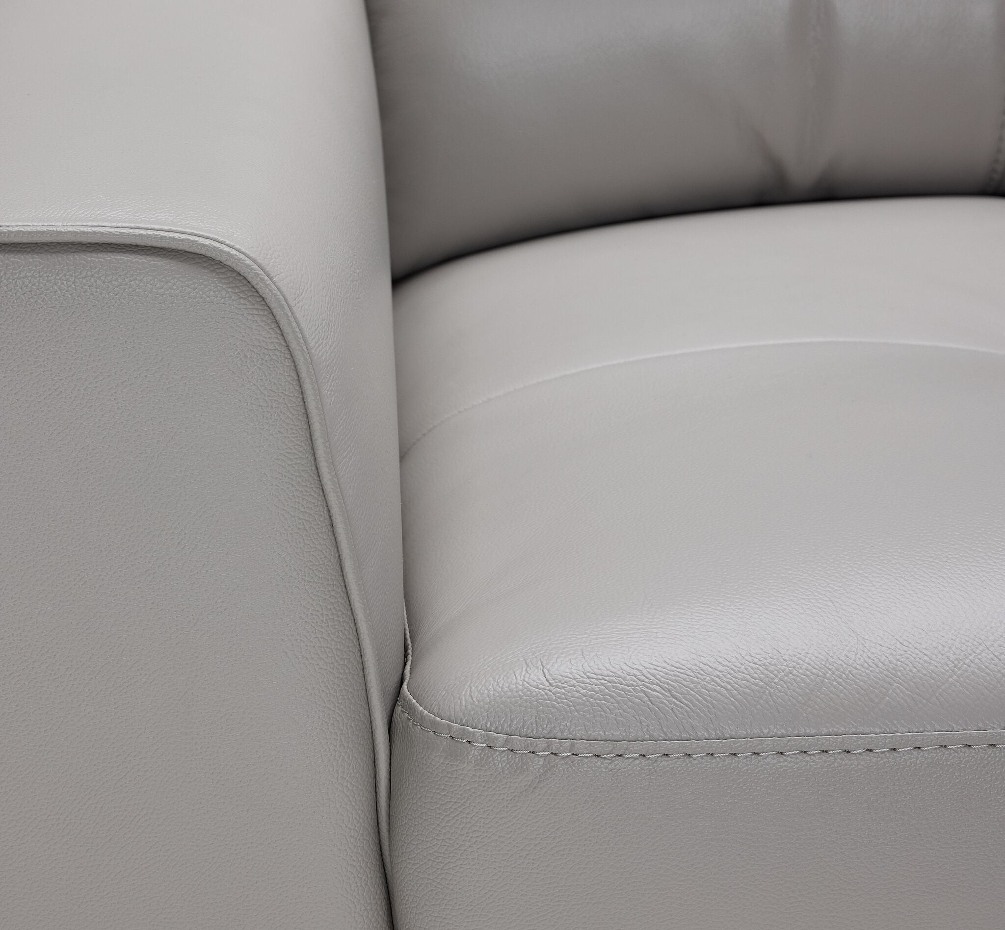 Verissimo Leather Chair - Silver