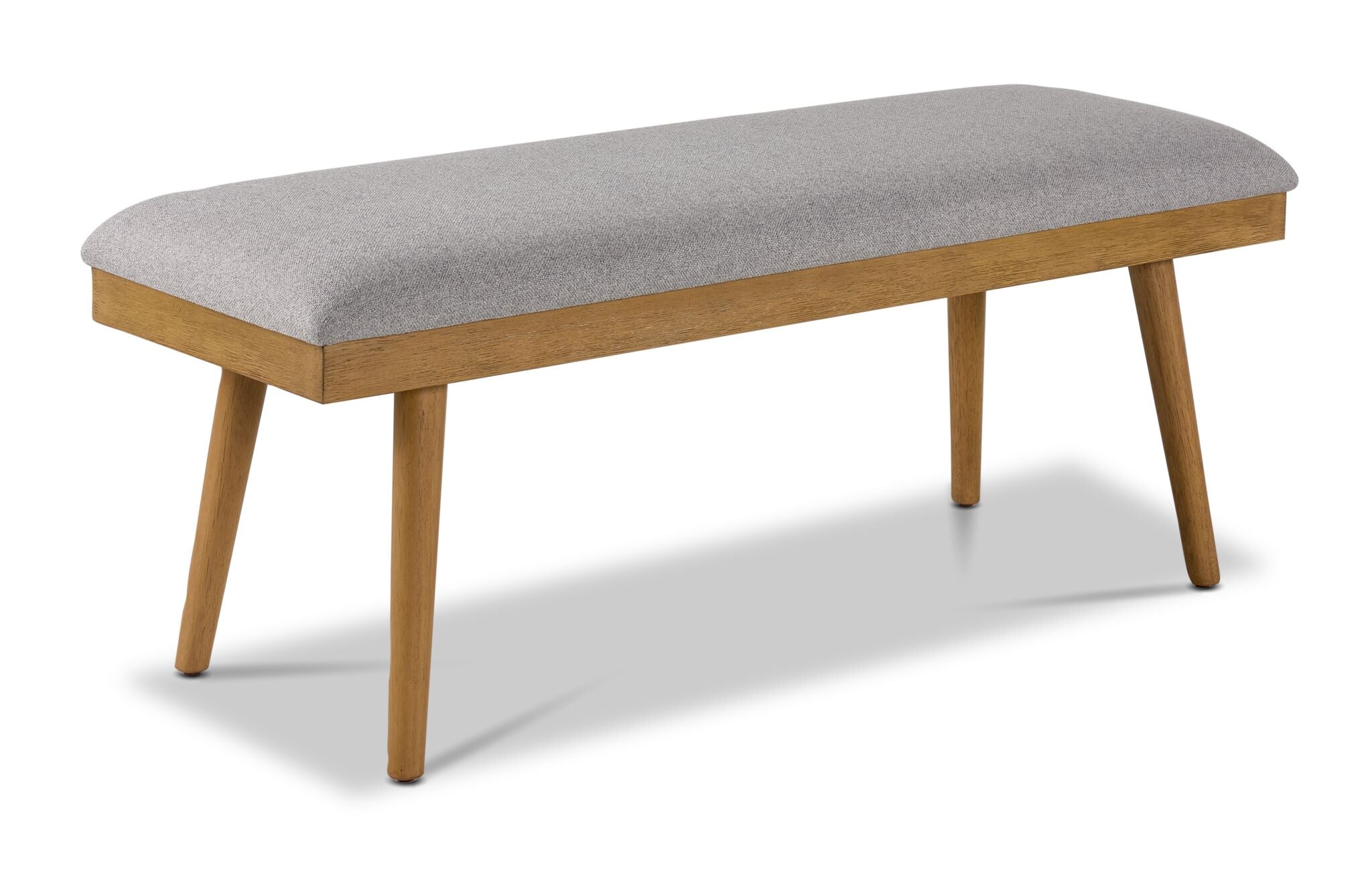 Vida Dining Bench - Natural Beige, Grey