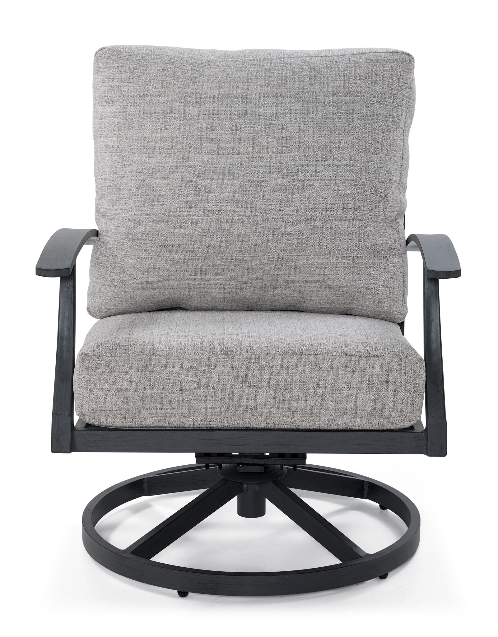 West Lake - Outdoor Swivel Chair - Grey