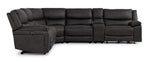 Weston 6-Piece Power Reclining Sectional with Console - Granite