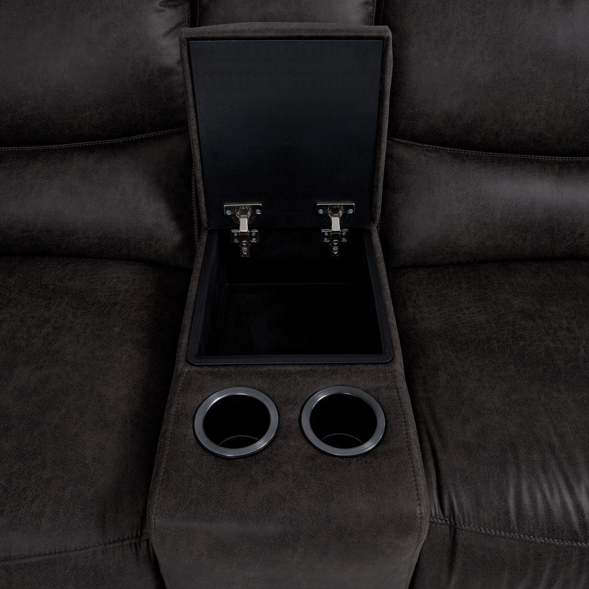 Weston 6-Piece Power Reclining Sectional with Console - Granite