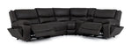 Weston 5-Piece Power Reclining Sectional with Console - Granite