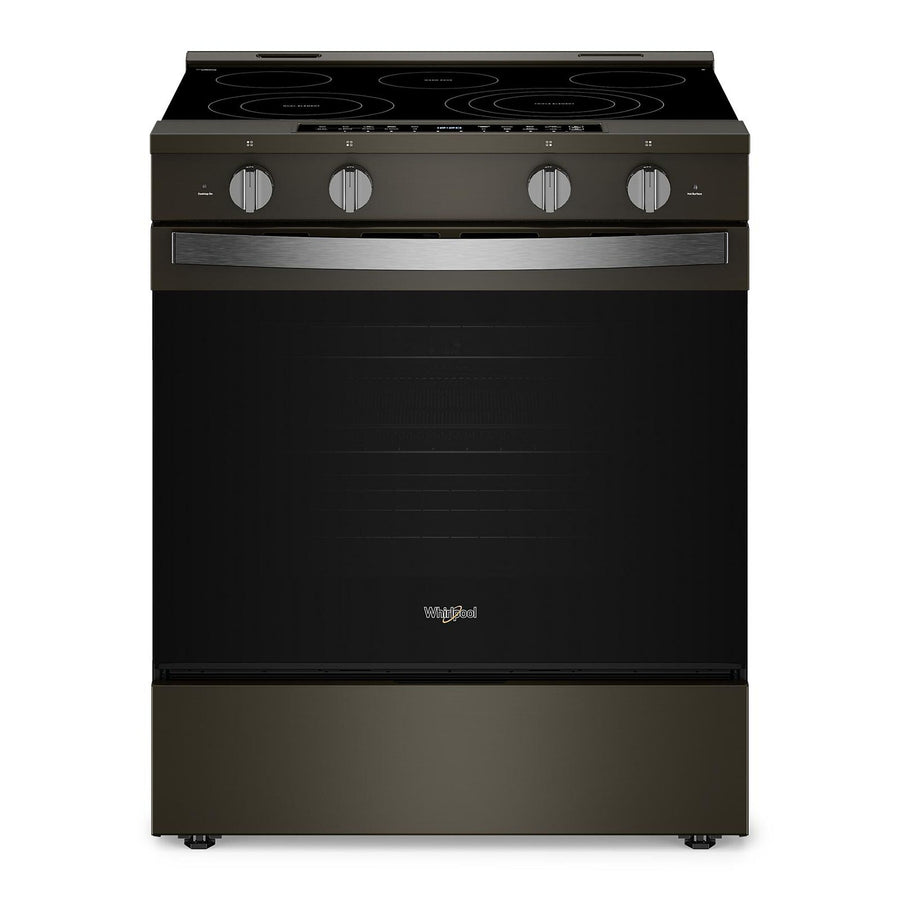 Whirlpool Black-on-Stainless Slide-In Electric Range (5.3 Cu.Ft.) - YWSES7530RV