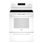 Whirlpool White Electric Freestanding Range (5.3 Cu.Ft.) - YWFES5030RW