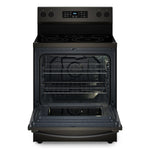 Whirlpool Print Resistant Black Stainless Electric Freestanding Range (5.3 Cu.Ft.) - YWFES5030RV