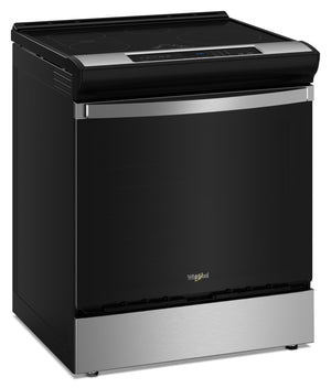 Whirlpool Cuisinière à induction 6,4 pi³ acier inoxydable résistant aux traces de doigts WSIS5030RZ