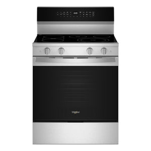 Whirlpool Cuisinière électrique 5,3 pi³ autonome acier inoxydable résistant aux traces de doigts YWFES7530RZ