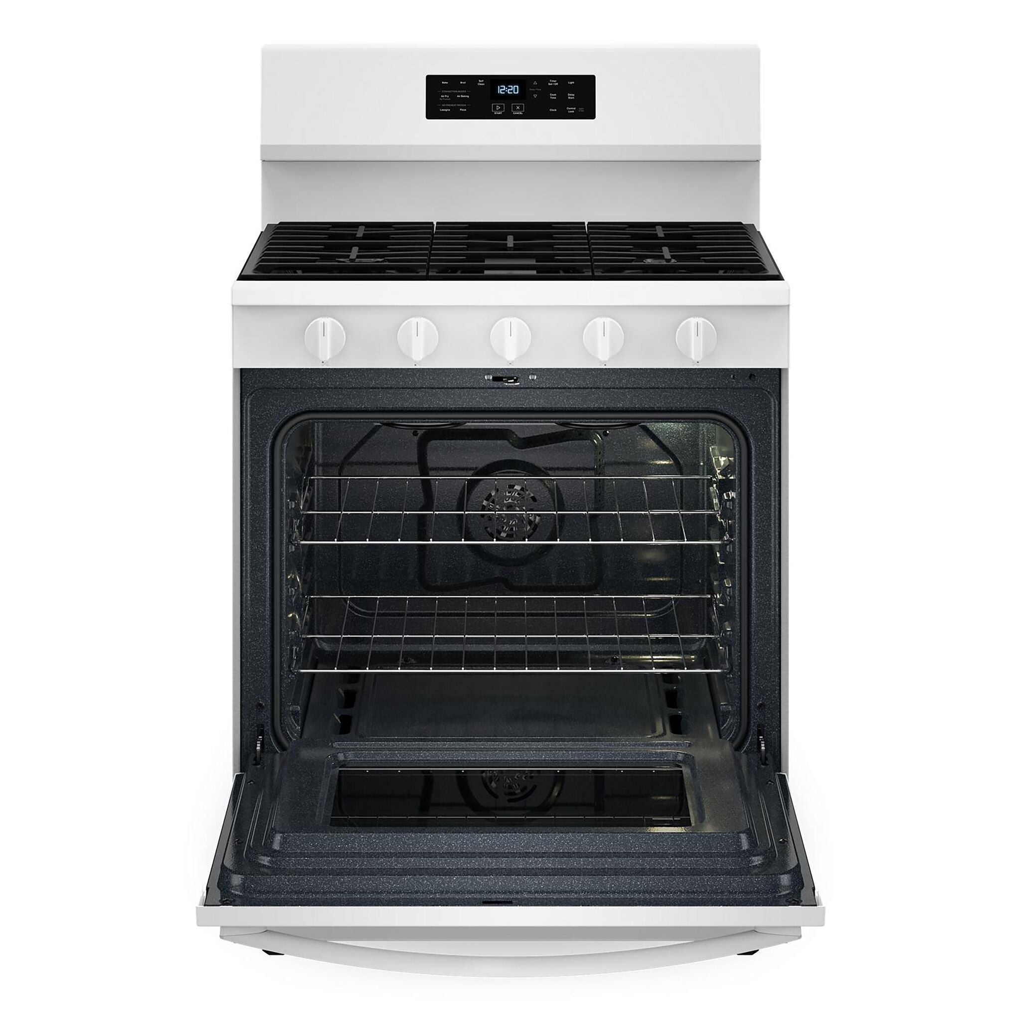 Whirlpool White Gas Freestanding Range (5 Cu.Ft.) - WFGS5030RW