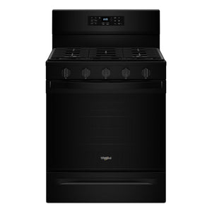 Whirlpool Black Gas Freestanding Range (5 Cu.Ft.)- WFGS5030RB