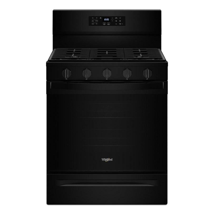 Whirlpool Black Gas Freestanding Range (5 Cu.Ft.)- WFGS5030RB