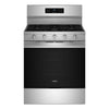 Whirlpool Cuisinière au gaz 5,0 pi³ autonome acier inoxydable résistant aux traces de doigts WFGS5030RZ