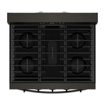Whirlpool Print Resistant Black Stainless Gas Freestanding Range (5 Cu.Ft.) - WFGS5030RV