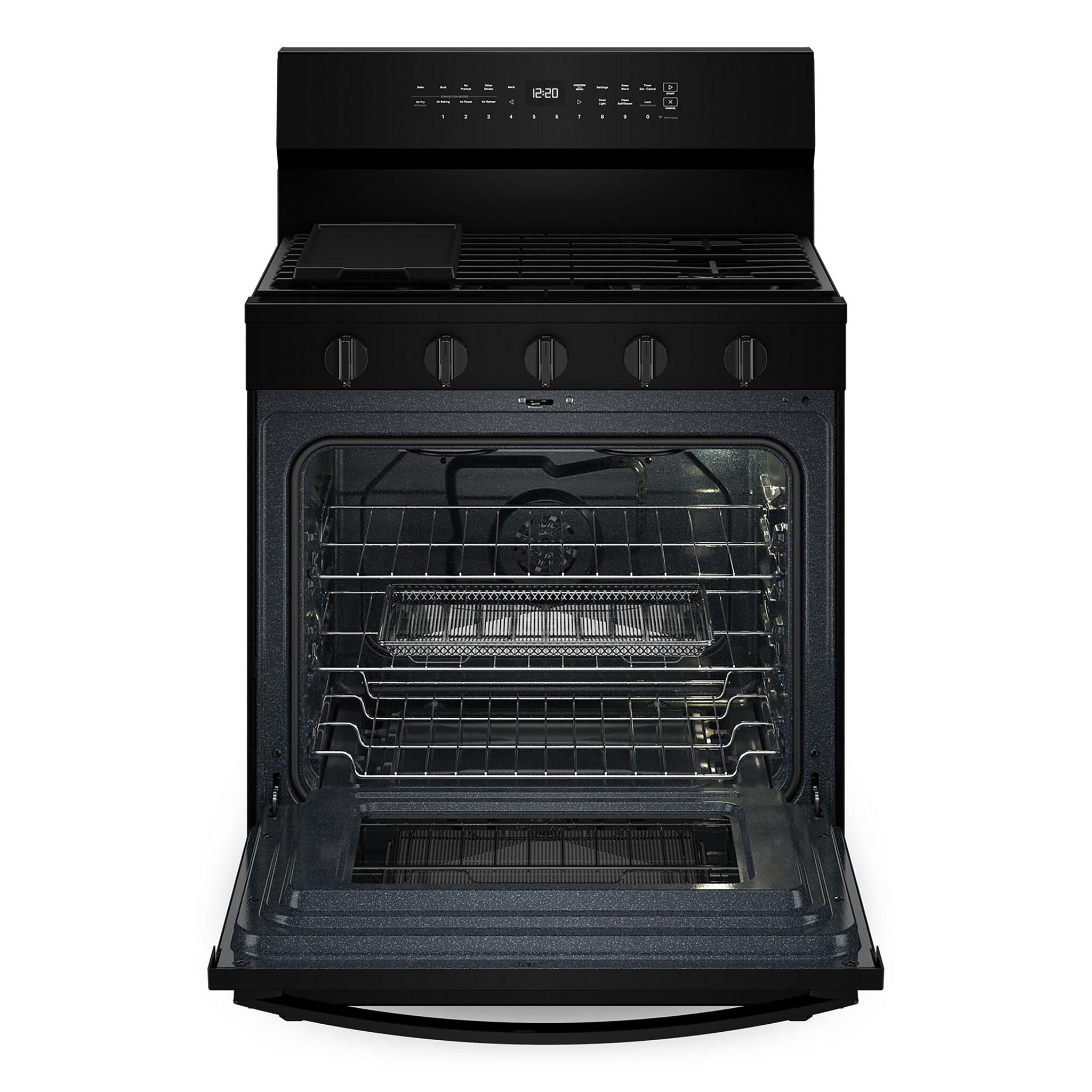 Whirlpool Black Gas Freestanding Range (5 Cu.Ft.) - WFGS7530RB