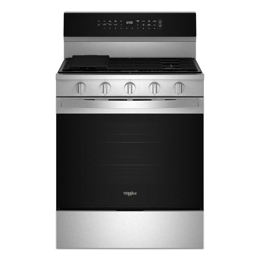 Whirlpool Fingerprint Resistant Stainless Steel Gas Freestanding Range (5 Cu.Ft.) - WFGS7530RZ
