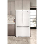 Whirlpool 35.75" 20 Cu. Ft.  White French Door Refrigerator - WRFC2036RW