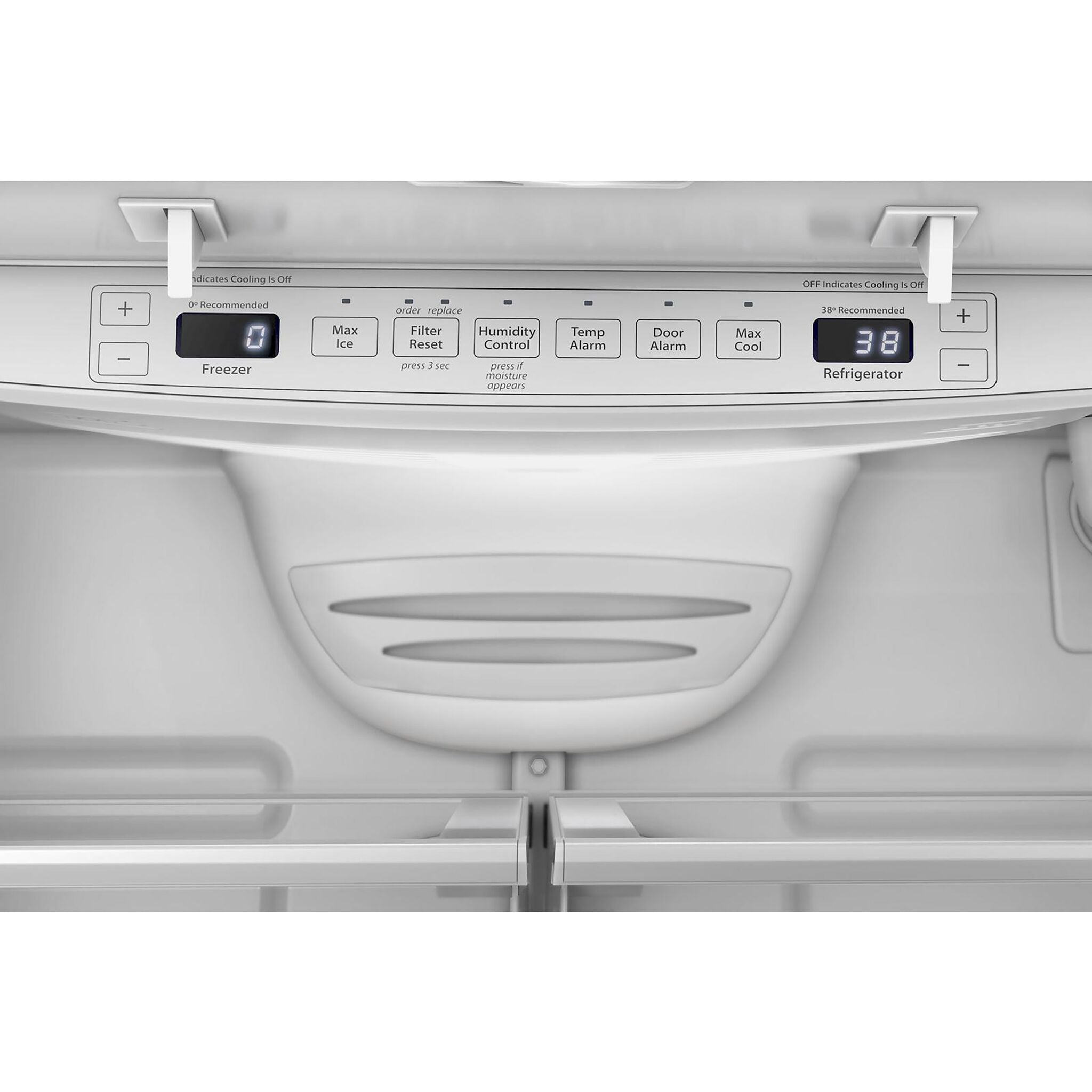 Whirlpool 35.75" 20 Cu. Ft. Fingerprint Resistant Stainless Steel French Door Refrigerator - WRFC2036RZ