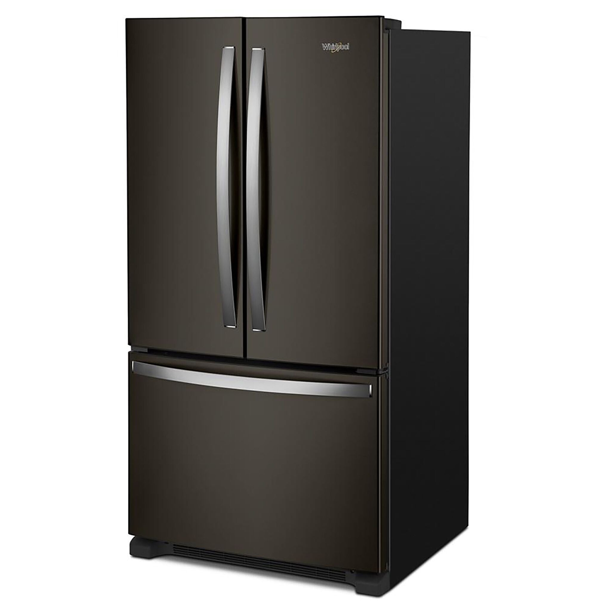 Whirlpool 35.75" 20 Cu. Ft. Fingerprint Resistant Black Stainless French Door Refrigerator - WRFC2036RV