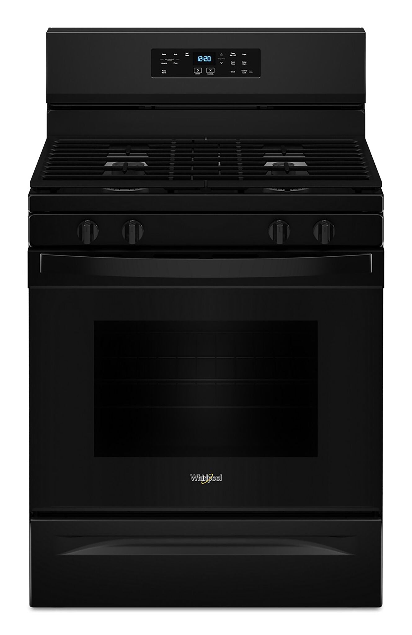Whirlpool Black 30" Gas Range (5.0 Cu Ft) - WFGS3530RB