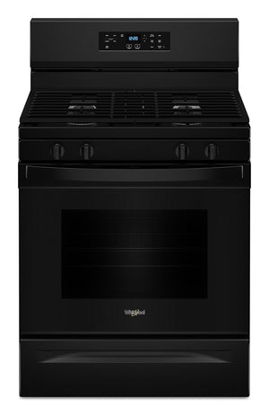 Whirlpool Cuisinière au gaz 5,0 pi³ noir WFGS3530RB