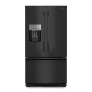 Whirlpool Réfrigérateur 24,7 pi³ avec porte à 2 battants noir WRFF3436RB