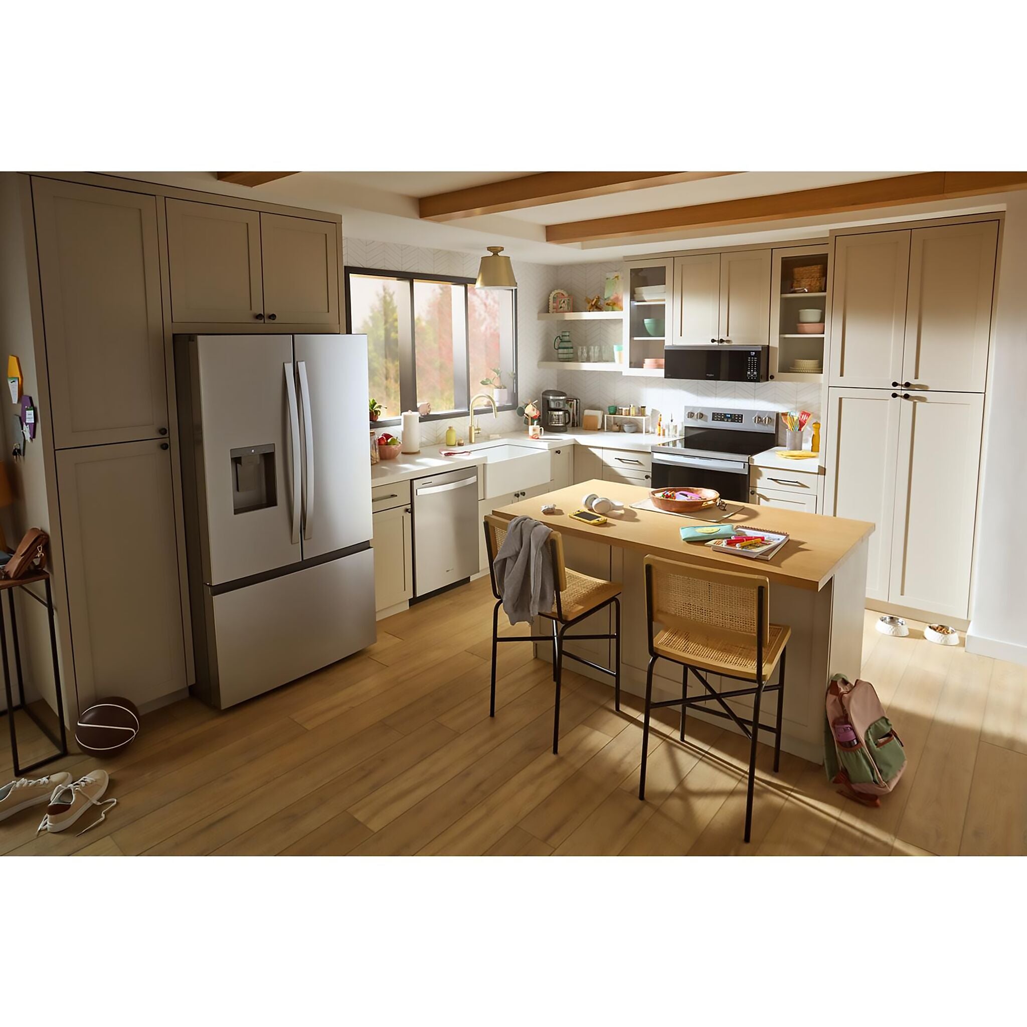 Whirlpool 36" 30 Cu. Ft. Fingerprint Resistant Stainless Steel French Door Refrigerator - WRFF3536SZ