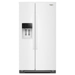 Whirlpool 36" 20.85 Cu. Ft. White Counter-Depth Side-by-Side Refrigerator - WRSC5536RW