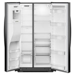 Whirlpool 36" 28.7 Cu. Ft. Black Side-by-Side Refrigerator - WRSF5536RB