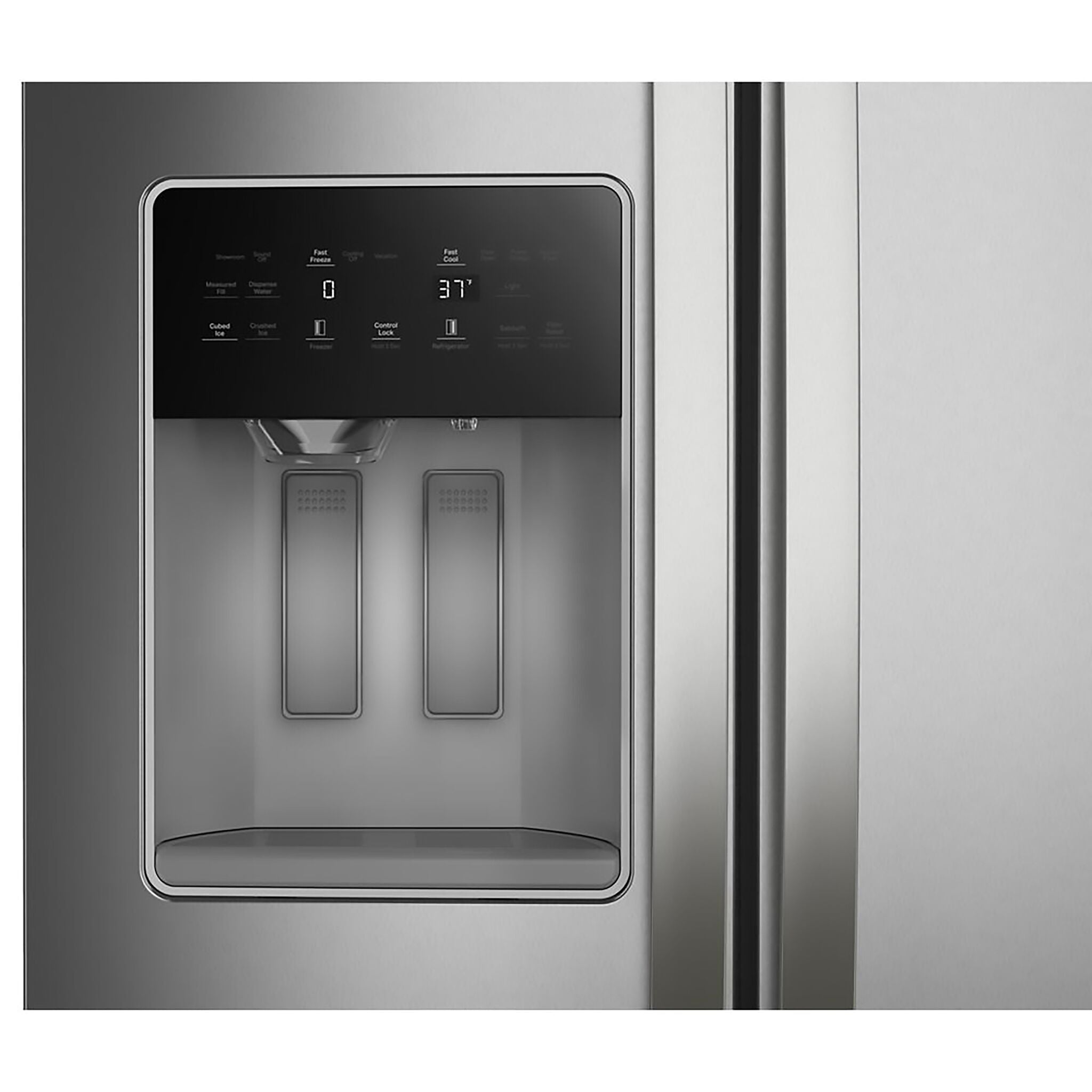Whirlpool 36" 20.85 Cu. Ft. Fingerprint Resistant Stainless Steel Counter-Depth Side-by-Side Refrigerator - WRSC5536RZ