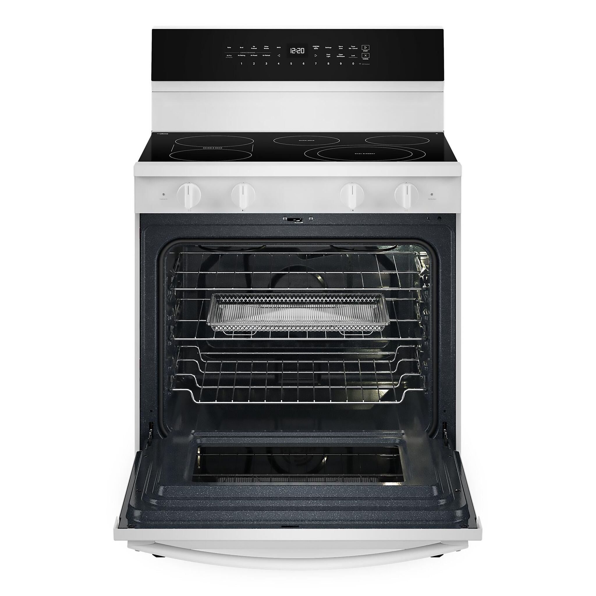 Whirlpool White Freestanding Electric Convection Range (5.3 cu.ft.) - YWFES7030SW