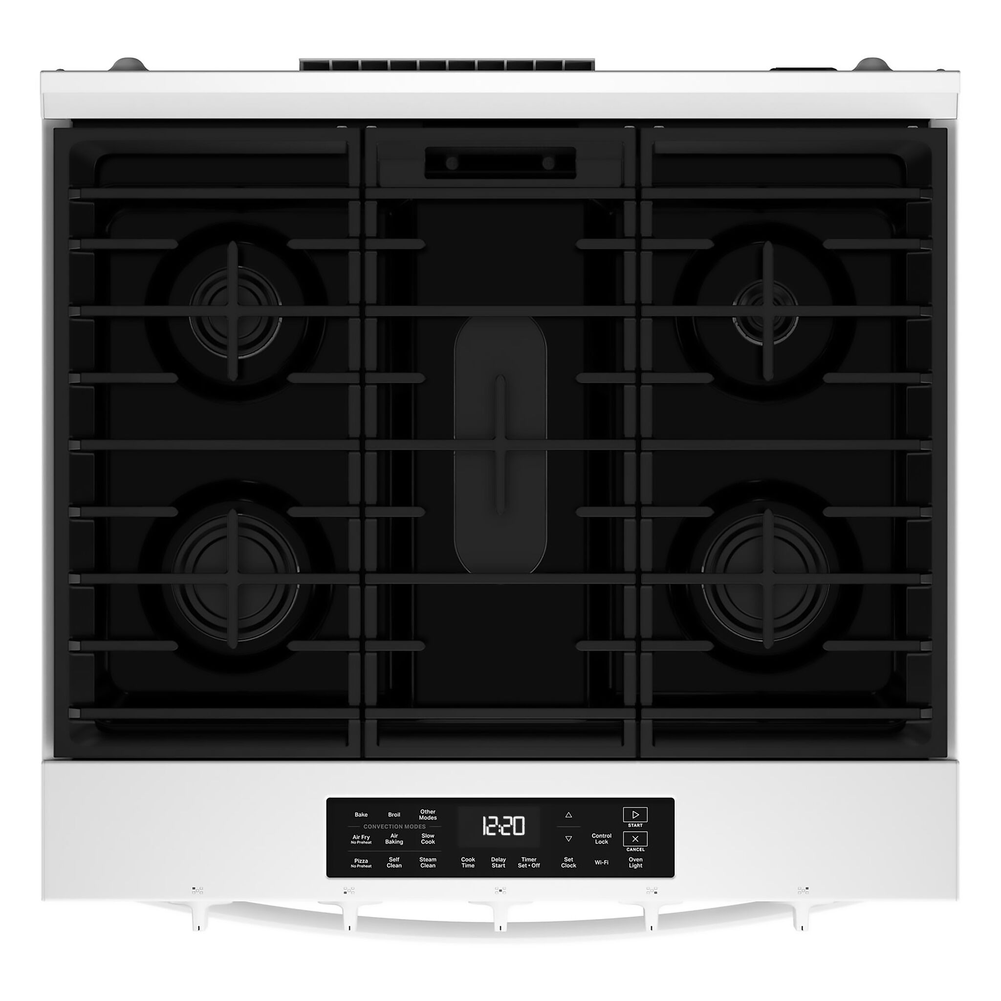 Whirlpool White Slide-In Gas Convection Range (5 cu.ft.) - WSGS5030SW