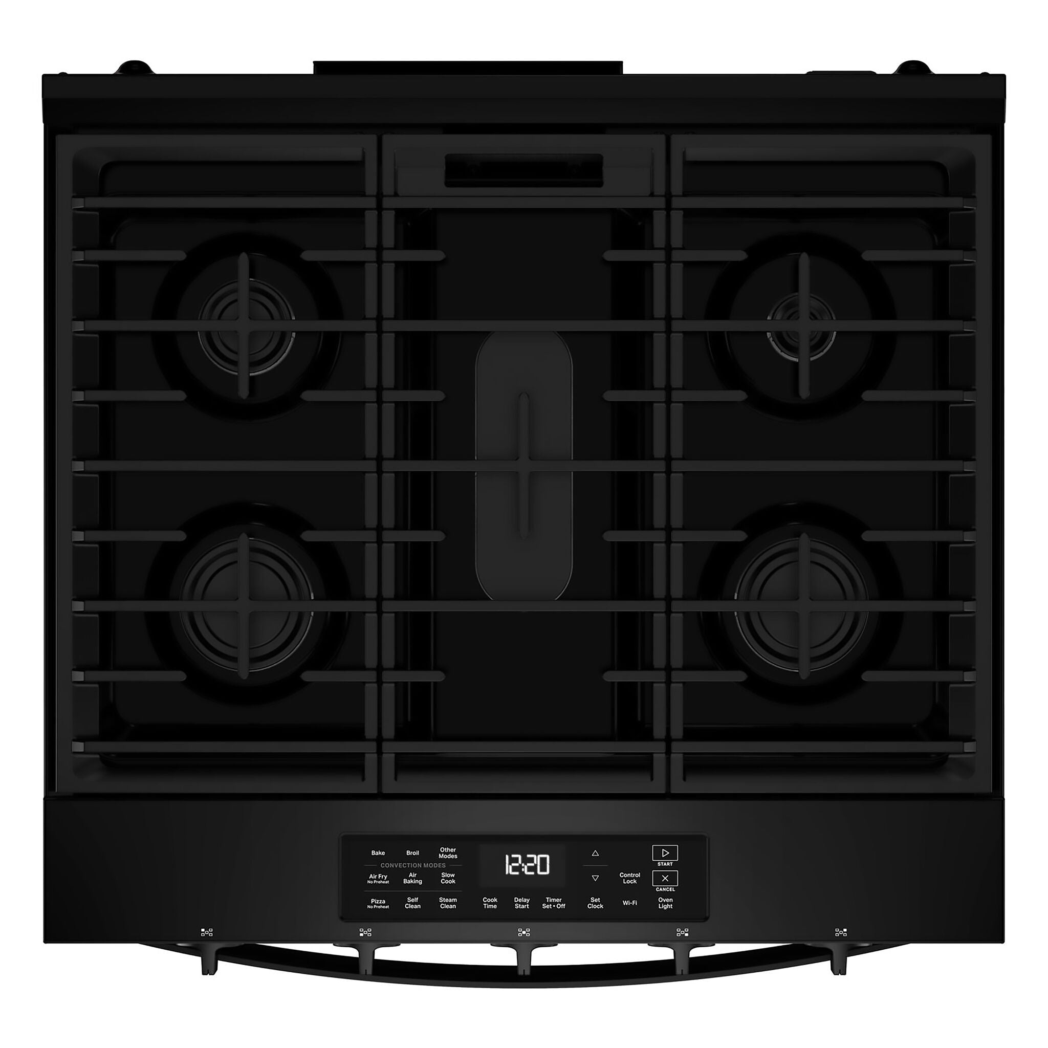 Whirlpool Black Slide-In Gas Convection Range (5 cu.ft.) - WSGS5030SB