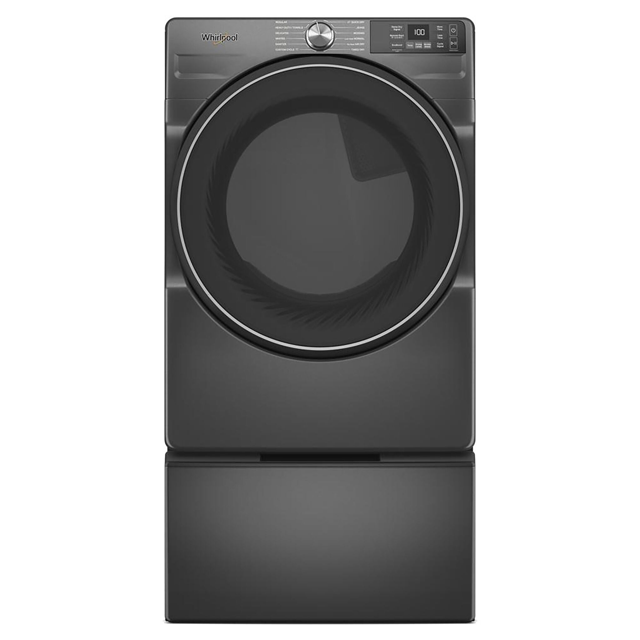 Whirlpool Volcano Black Gas Dryer with Wrinkle Shield™ (7.4 Cu.Ft.) - WGD5720RU