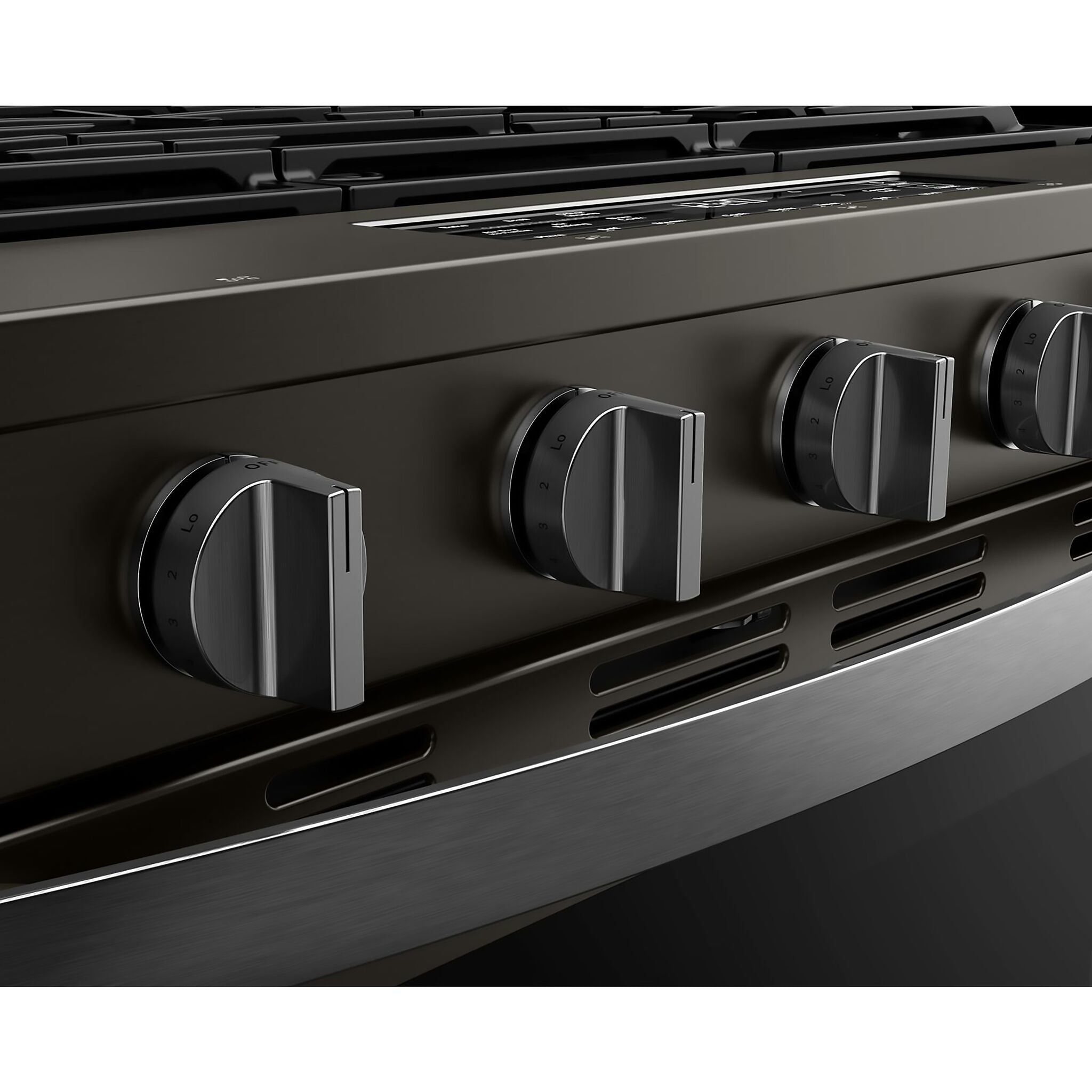 Whirlpool Black-on-Stainless Slide-In Gas Convection Range (5 cu.ft.) - WSGS5030SV