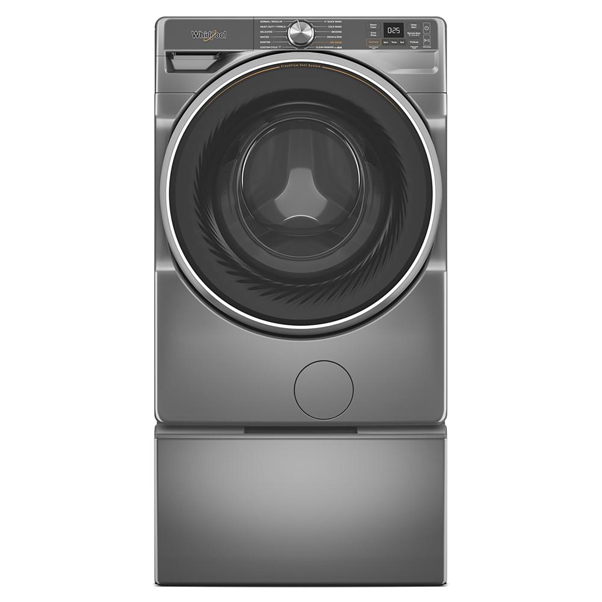 Whirlpool Radiant Silver Front-Load Washer with FreshFlow™ Vent System (5.8 Cu.Ft.) - WFW6720RR