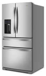 Whirlpool 35.75" 26 Cu. Ft. Fingerprint Resistant Stainless Steel 4-Door French Door Refrigerator - WRMF7736PZ
