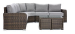 Whispering Pine 3 - Piece Outdoor Sectional - Dark Grey